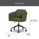 Juliet Office Chair, Olive Green