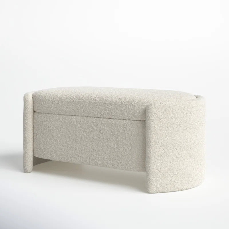 Terrence Boucle Upholstered Storage Bench