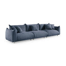 Amritha MINIMORE Modern Style 124.5" Modular Wit Arm Sofa