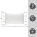 Oblong Decorative Pillow 14 in X 24 In