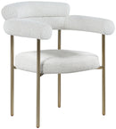 Boucle Upholstered Arm Chair