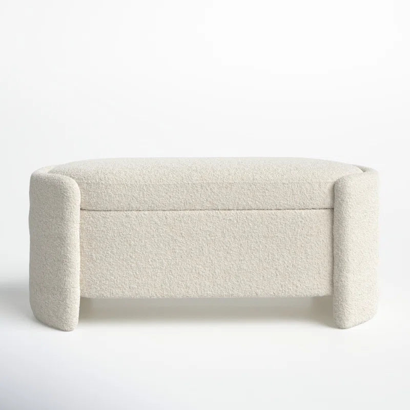 Terrence Boucle Upholstered Storage Bench