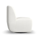 Nico White Swivel Chair