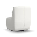 Nico White Swivel Chair