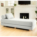 Amala Daybed - Fold Out Queen Sleeper - Premium Boucle - Sleek and Modern Lounge for Relaxing