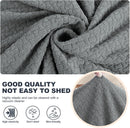 Newest 4 Pieces Couch Covers for 3 Cushion Couch Stretch Sofa Slipcover with 3 Seat Cushion Covers Thick Fitted Couch Cover for Pet Dogs Furniture Protector (Sofa, Light Gray)