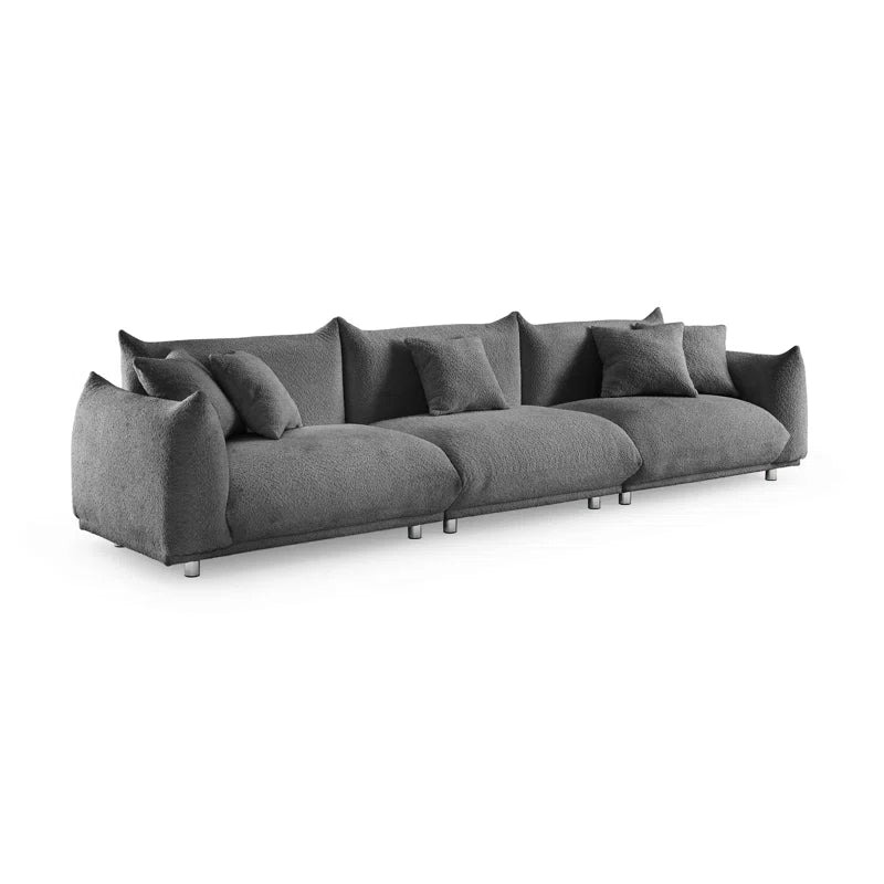 Amritha MINIMORE Modern Style 124.5" Modular Wit Arm Sofa