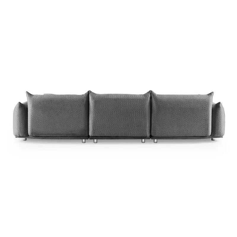 Amritha MINIMORE Modern Style 124.5" Modular Wit Arm Sofa