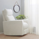 Soho Upholstered Swivel Glider- Boucle