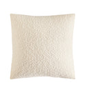 Square Boucle Ivory Pillow, 18 in X 18 In, Polyester Fill