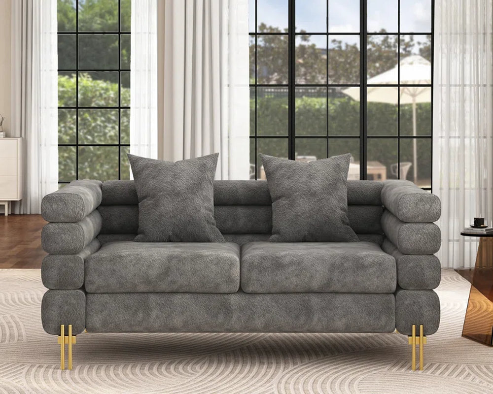 Eatonton Bouclé Sofa Couch 3 Seater Sofa for Living Room Oversized Sofa