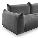 Amritha MINIMORE Modern Style 124.5" Modular Wit Arm Sofa