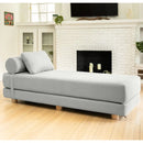 Amala Daybed - Fold Out Queen Sleeper - Premium Boucle - Sleek and Modern Lounge for Relaxing