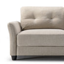 Ricardo Fabric Sofa Couch, Beige