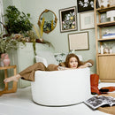 Drew Stowaway Coffee Table with Storage by Drew Barrymore, Cream