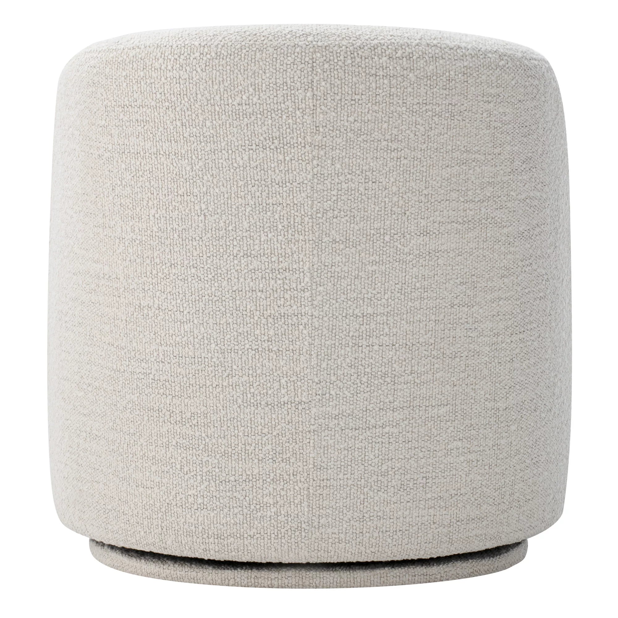 Swivel Accent Chair Armchair, round Barrel Chairs in Fabric for Living Room Bedroom, Boucle Accent Chair, White